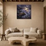 Premium Wall Art Kare Html Edition – CP-UK-SH-S-003 presented in a sophisticated home setting