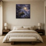 Premium Wall Art Kare Html Edition – CP-UK-SH-S-003 showcased in an elegant minimalist interior