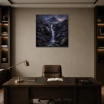 Premium Wall Art Kare Html Edition – CP-UK-SH-S-004 displayed in a contemporary gallery-inspired room