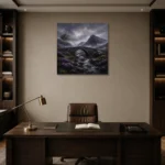 Premium Wall Art Kare Html Edition – CP-UK-SH-S-005 displayed in a contemporary gallery-inspired room