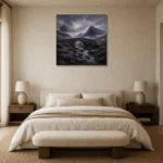 Premium Wall Art Kare Html Edition – CP-UK-SH-S-005 showcased in an elegant minimalist interior