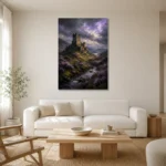 Premium Wall Art Dikey Html Edition – CP-UK-SH-V-001 styled in a refined neutral interior