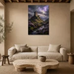 Premium Wall Art Dikey Html Edition – CP-UK-SH-V-001 presented in a sophisticated home setting