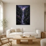 Premium Wall Art Dikey Html Edition – CP-UK-SH-V-004 styled in a refined neutral interior