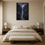 Premium Wall Art Dikey Html Edition – CP-UK-SH-V-004 showcased in an elegant minimalist interior