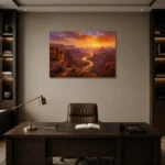 Premium Wall Art Yatay Html Edition – CP-US-DS-H-002 displayed in a contemporary gallery-inspired room