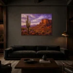 Premium Wall Art Yatay Html Edition – CP-US-DS-H-005 shown in a warm modern interior