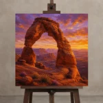Premium Wall Art Kare Html Edition – CP-US-DS-S-001 displayed on a studio easel