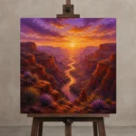 Premium Wall Art Kare Html Edition – CP-US-DS-S-002 displayed on a studio easel