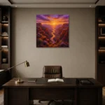 Premium Wall Art Kare Html Edition – CP-US-DS-S-002 displayed in a contemporary gallery-inspired room