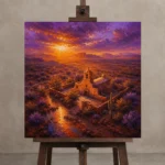 Premium Wall Art Kare Html Edition – CP-US-DS-S-003 displayed on a studio easel