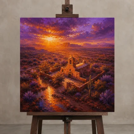 Premium Wall Art Kare Html Edition – CP-US-DS-S-003 displayed on a studio easel