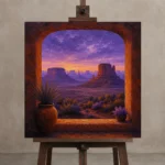 Premium Wall Art Kare Html Edition – CP-US-DS-S-004 displayed on a studio easel