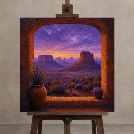 Premium Wall Art Kare Html Edition – CP-US-DS-S-004 displayed on a studio easel