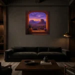Premium Wall Art Kare Html Edition – CP-US-DS-S-004 shown in a warm modern interior