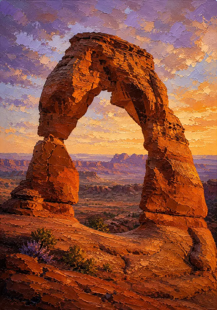 Desert Sentinel Southwest Desert Wall Art Desert Southwest Art Print