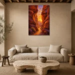 Premium Wall Art Dikey Html Edition – CP-US-DS-V-002 presented in a sophisticated home setting