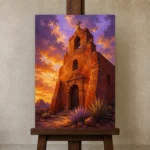 Premium Wall Art Dikey Html Edition – CP-US-DS-V-003 displayed on a studio easel