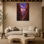 Premium Wall Art Dikey Html Edition – CP-US-DS-V-004 presented in a sophisticated home setting