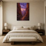Premium Wall Art Dikey Html Edition – CP-US-DS-V-004 showcased in an elegant minimalist interior