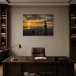 Premium Wall Art Yatay Html Edition – CP-US-GM-H-001 displayed in a contemporary gallery-inspired room