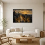 Premium Wall Art Yatay Html Edition – CP-US-GM-H-002 styled in a refined neutral interior