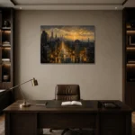 Premium Wall Art Yatay Html Edition – CP-US-GM-H-002 displayed in a contemporary gallery-inspired room