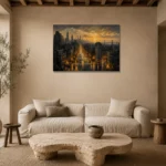 Premium Wall Art Yatay Html Edition – CP-US-GM-H-002 presented in a sophisticated home setting