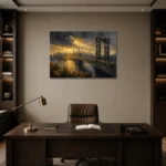 Premium Wall Art Yatay Html Edition – CP-US-GM-H-003 displayed in a contemporary gallery-inspired room