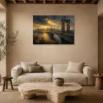 Premium Wall Art Yatay Html Edition – CP-US-GM-H-003 presented in a sophisticated home setting