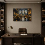 Premium Wall Art Yatay Html Edition – CP-US-GM-H-004 displayed in a contemporary gallery-inspired room