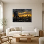Premium Wall Art Yatay Html Edition – CP-US-GM-H-005 styled in a refined neutral interior