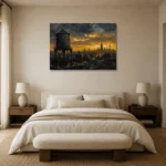 Premium Wall Art Yatay Html Edition – CP-US-GM-H-005 showcased in an elegant minimalist interior
