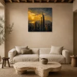Premium Wall Art Kare Html Edition – CP-US-GM-S-001 presented in a sophisticated home setting