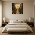 Premium Wall Art Kare Html Edition – CP-US-GM-S-002 showcased in an elegant minimalist interior