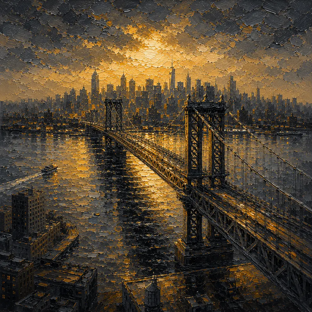 Metropolis Constellation New York City Wall Art Gilded Metropolis Art Print