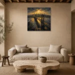 Premium Wall Art Kare Html Edition – CP-US-GM-S-003 presented in a sophisticated home setting