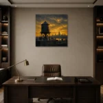 Premium Wall Art Kare Html Edition – CP-US-GM-S-005 displayed in a contemporary gallery-inspired room