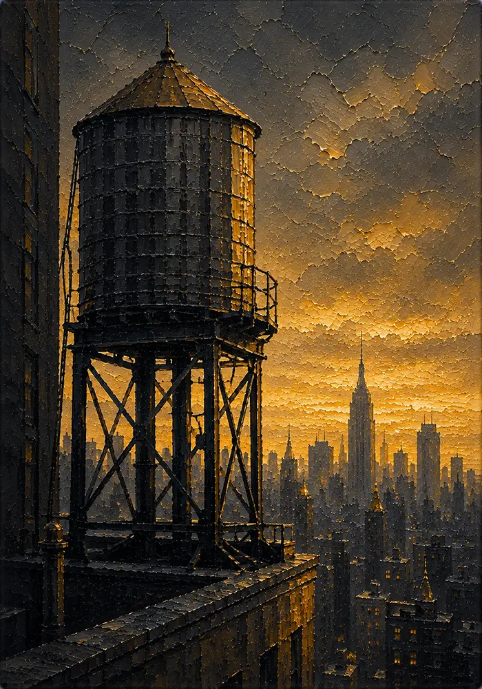 Metropolis Reliquary New York City Wall Art Gilded Metropolis Art Print