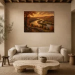 Premium Wall Art Yatay Html Edition – CP-US-HV-H-001 presented in a sophisticated home setting
