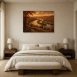 Premium Wall Art Yatay Html Edition – CP-US-HV-H-001 showcased in an elegant minimalist interior