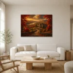 Premium Wall Art Yatay Html Edition – CP-US-HV-H-003 styled in a refined neutral interior