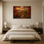 Premium Wall Art Yatay Html Edition – CP-US-HV-H-003 showcased in an elegant minimalist interior