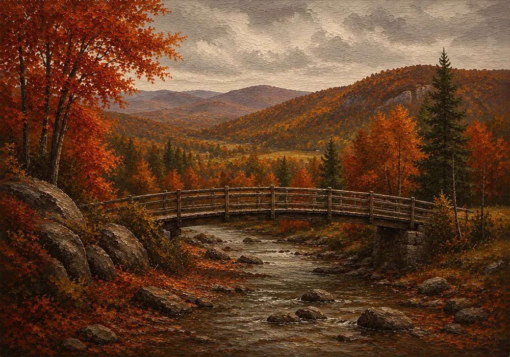 Hudson Expanse Hudson Valley Wall Art Hudson Autumn Art Print
