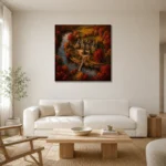 Premium Wall Art Kare Html Edition – CP-US-HV-S-003 styled in a refined neutral interior