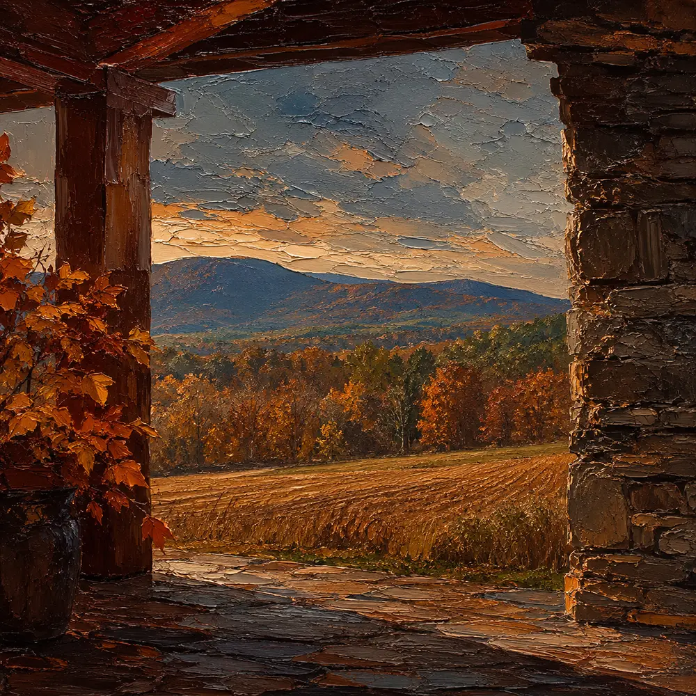 Hudson Echo Hudson Valley Wall Art Hudson Autumn Art Print