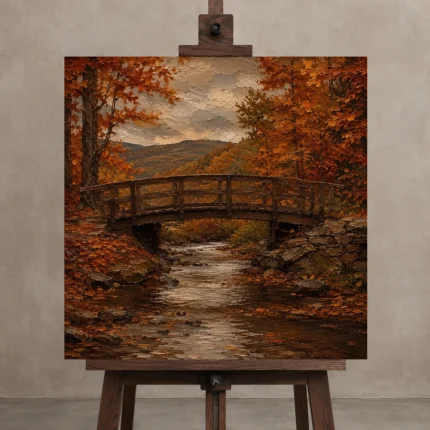 Premium Wall Art Kare Html Edition – CP-US-HV-S-005 displayed on a studio easel