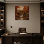 Premium Wall Art Kare Html Edition – CP-US-HV-S-005 displayed in a contemporary gallery-inspired room