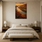 Premium Wall Art Dikey Html Edition – CP-US-HV-V-001 showcased in an elegant minimalist interior
