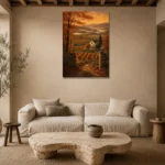 Premium Wall Art Dikey Html Edition – CP-US-HV-V-002 presented in a sophisticated home setting